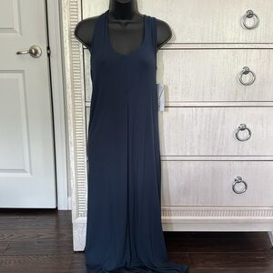 Athleta Blue Halter Sundress Maxi